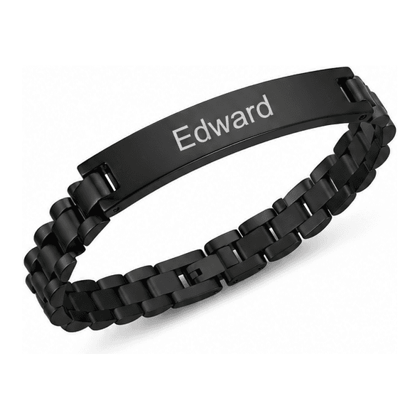 Custom Name Stainless Steel Watch-Band Bracelet — image 13