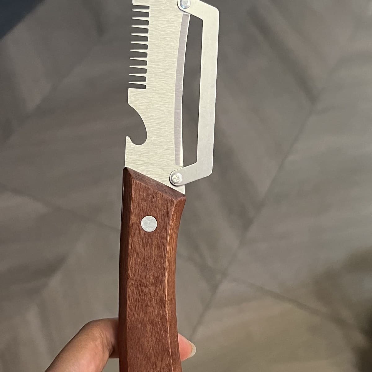 3-in-1 Kitchen Peeler with Wooden Handle — image 3