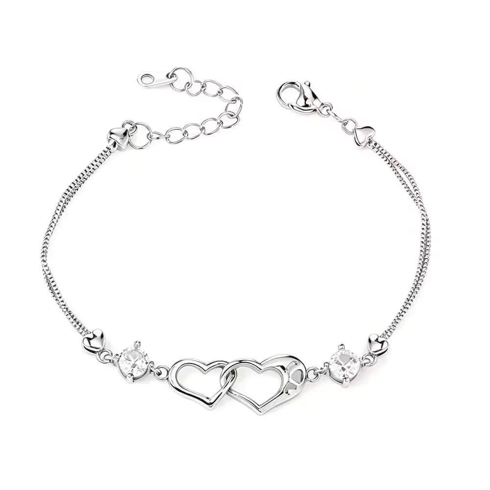 Korean Style Zircon Bracelet for Girls — another view